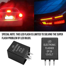 4-Pin EP29 EP29N 12 Volt LED Electronic Flasher Relay Fix For LED Turn Signal Bulbs Hyper Flash