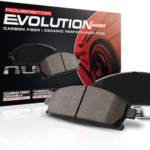 Power Stop Z23-865, Z23 Evolution Sport Carbon-Fiber Ceramic Rear Brake Pads