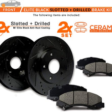 [Front] Max Brakes Elite XDS Rotors with Carbon Ceramic Pads KT008481