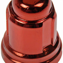 Dorman 711-235E Pack of 16 Red Wheel Nuts and 4 Lock Nuts with Key