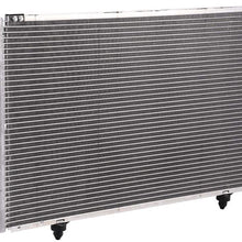 ANGLEWIDE Aluminum Condenser Air Conditioning A/C Condenser fit for 2004 2005 2006 2007 2008 for Toyota Solara Coupe 2.4L US Stock US Cargo US Shipment