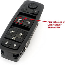 Driver Side Master Power Window Switch - Replaces Part 4602632AH, 4602632AG, 4602632AF - Fits Dodge Nitro and Jeep Liberty 2008, 2009, 2010, 2011, 2012, Dodge Journey 2009, 2010