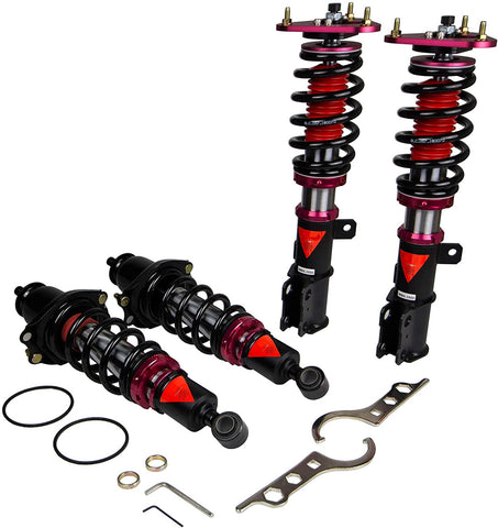 MMX3500-A MAXX Coilovers Lowering Kit, Fully Adjustable, Ride Height, 40 Damping Settings, compatible with Toyota Corolla Sedan (E160/E170) 14-19