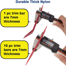 Wittyware Auto Trim Removal Tool Set- Nylon Car Pry Kit for Window Door Panel Molding Audio Repair and Install with Clip Pliers Fastener Removers Set, Upholstery Tools & Remover 13 PC