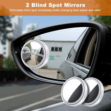 Wikomo Rear View Mirror, Convex Rearview Mirror Interior Clip on Wide Angle Rear View Mirror to Reduce Blind Spot Effectively