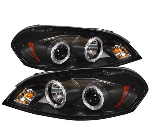 Spyder Auto 5031716 LED Halo Projector Headlights Black/Clear