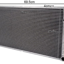 New Aluminum Radiator Replacement For VOLKSWAGEN VW GOLF GTI VR6 MK3 V6 94-98 +2PCS 9"Cooling Fan