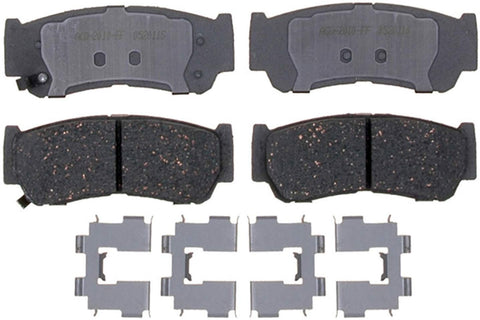 ACDelco 14D1297CH Advantage Ceramic Rear Disc Brake Pad Set with Hardware