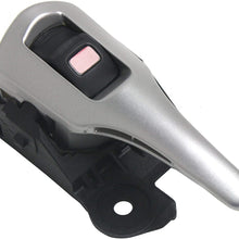 Interior Door Handle compatible with COROLLA/MATRIX 09-13 Front OR Rear LH Inside Black/Silver