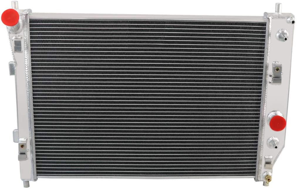 CoolingSky 2 Row Aluminum Radiator for 2005-2013 Chevy Corvette C6 6.0 6.2 7.0 V8