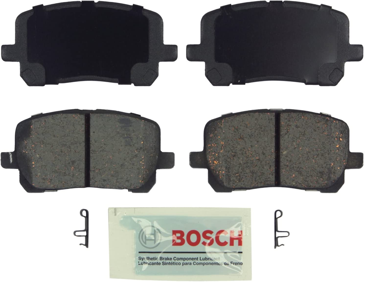 Bosch BE923 Blue Disc Brake Pad Set for Pontiac: 2003-08 Vibe; Toyota: 2003-08 Corolla, 2003-08 Matrix - FRONT