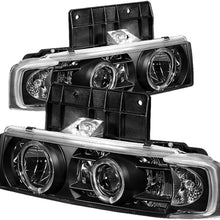 Spyder 5009210 Chevy Astro 95-05 / GMC Safari 95-05 Projector Headlights - LED Halo - Black - High 9005 (Not Included) - Low 9006 (Not Included) (PRO-YD-CA95-HL-BK)
