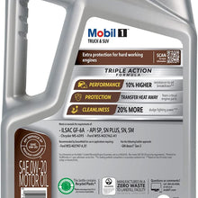 Mobil 1 High Mileage Full Synthetic Motor Oil 5W-30, 5 Quart