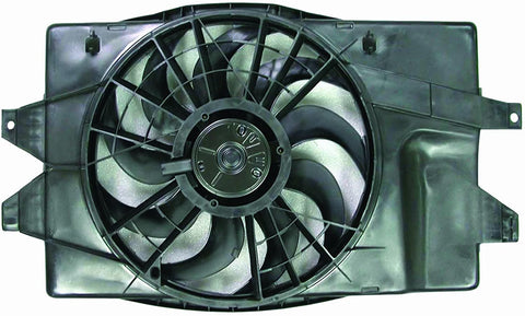 DEPO 334-55002-000 Replacement Engine Cooling Fan Assembly (This product is an aftermarket product. It is not created or sold by the OE car company)