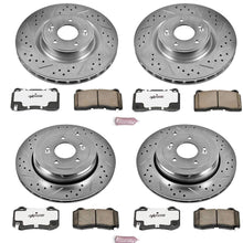 Power Stop K6167-26 Front & Rear Z26 Street Warrior Brake Kit Hyundai