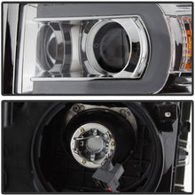 Carpart4u - LED Light Tube DRL Headlights for Chevy Silverado 1500 14-15 - Chrome/Clear Lens