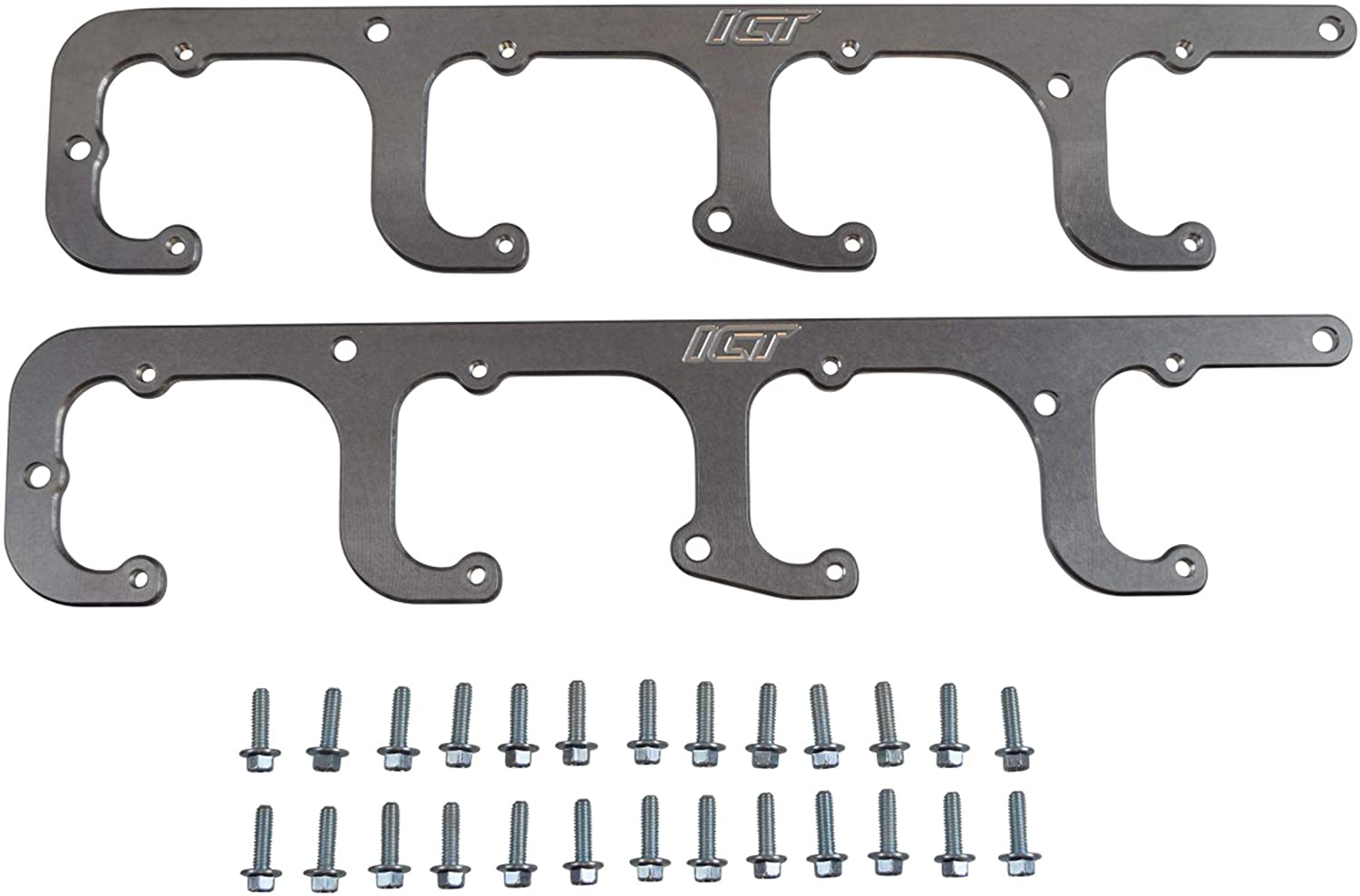 ICT Billet LS1 American Made Billet Aluminum Ignition Spark Plug Coil Bracket Mount Valve Cover for D580 12558948 LSX Chevrolet Camaro Pontiac Firebird 5.7L LS1 LS6 only swap 551642