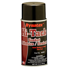 Dynatex 49358 High Tack Gasket Adhesive Spray, Pungent Solvent Scent, -65/450 Degree F, 9 oz Aerosol Can, Red