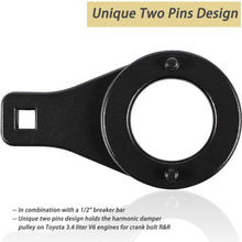 Yoursme Harmonic Damper Pulley Holding Tool for Toyota Tacoma 4Runner T100 Tundra Pickup Crankshaft Holder