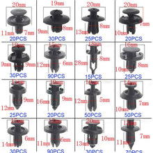 DEDC 620pcs Car Retainer Clips - Push Pin Rivets Set 16 Most Popular Sizes Car Bumper Clips Fastener Rivet for Toyota GM Ford Honda