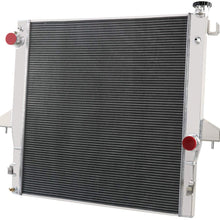 ALLOYWORKS 2 Row Full Aluminum Radiator for 2003-2009 Dodge Ram 2500 3500 5.9L 6.7L L6 Cummins Engine