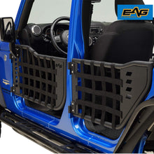 EAG Matrix Tubular Door with Side View Mirror Fit for 07-18 Jeep Wrangler JK 4 Door Only