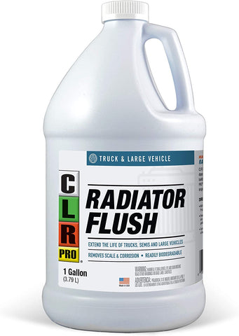 CLR PRO Truck and Large Vehicle Heavy Duty Radiator Flush, 1 Gallon (Pack of 4)