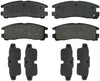 ACDelco 17D383 Professional Organic Rear Disc Brake Pad Set