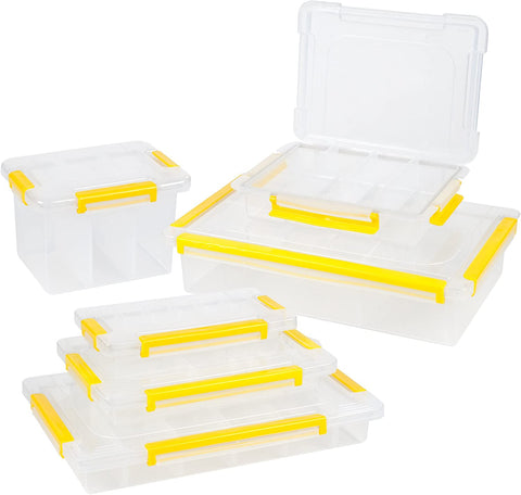 Stalwart 75-31006PC Parts and Crafts Storage Organizers Tool Box (Set of 6)