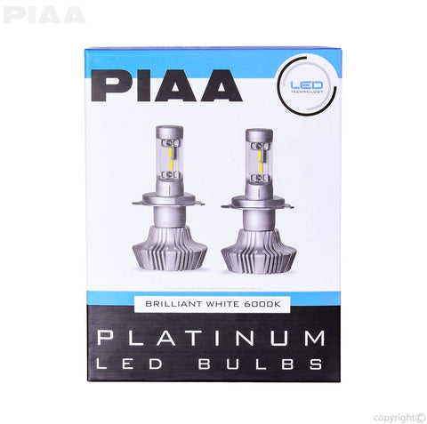 PIAA 26-17311 H11 Platinum LED Bulb Kit-4000Lm, White 6000K, 25W-2 Yr Warranty