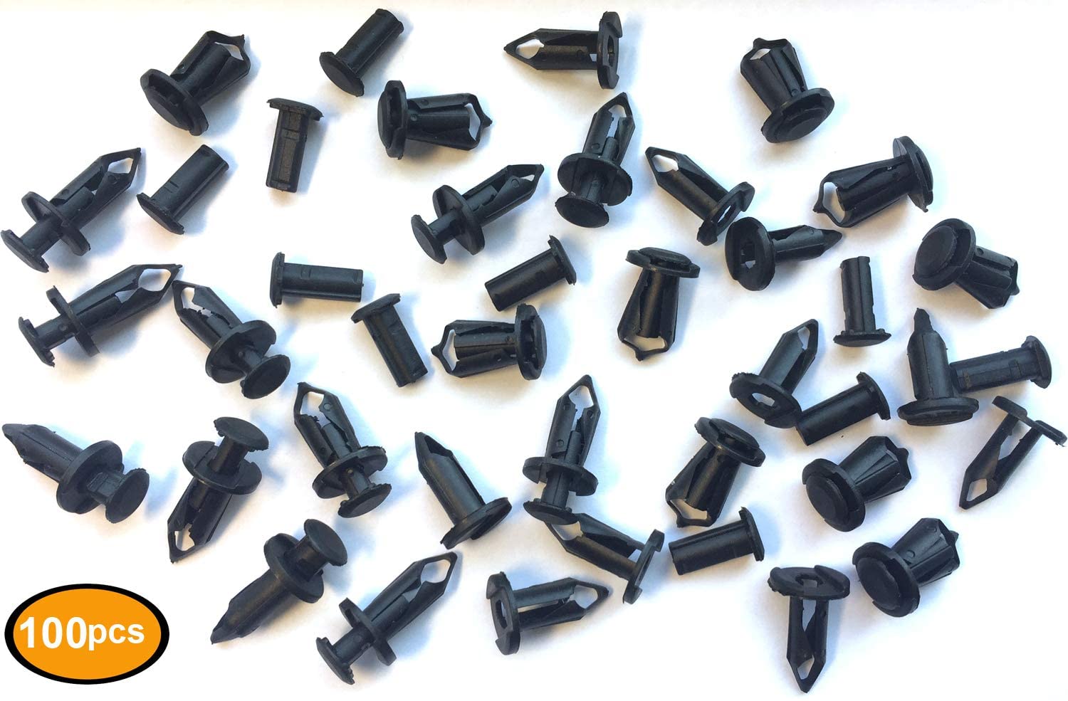 100xNylon Fender Clips Body Rivets 05-08 Polaris Sportsman 400 500 600 700 800