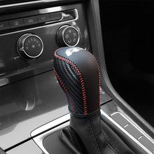 JIECHEN Auto Car Leather Gear Shift Knob Cover for VW Golf Jetta Passat Tiguan Atlas Beetle GLI Eos CC Golf TDI E-Golf Golf Sportwagen Jetta Hybrid Golf R Golf GTI Jetta Accessories (red)