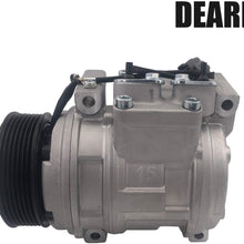 Dearl A/C AC air condition compressor with Clutch L4 2.4L compatible with Honda 02-06 Cr-V 02 03 04 05 06 (2002 2003 2004 2005 2006)