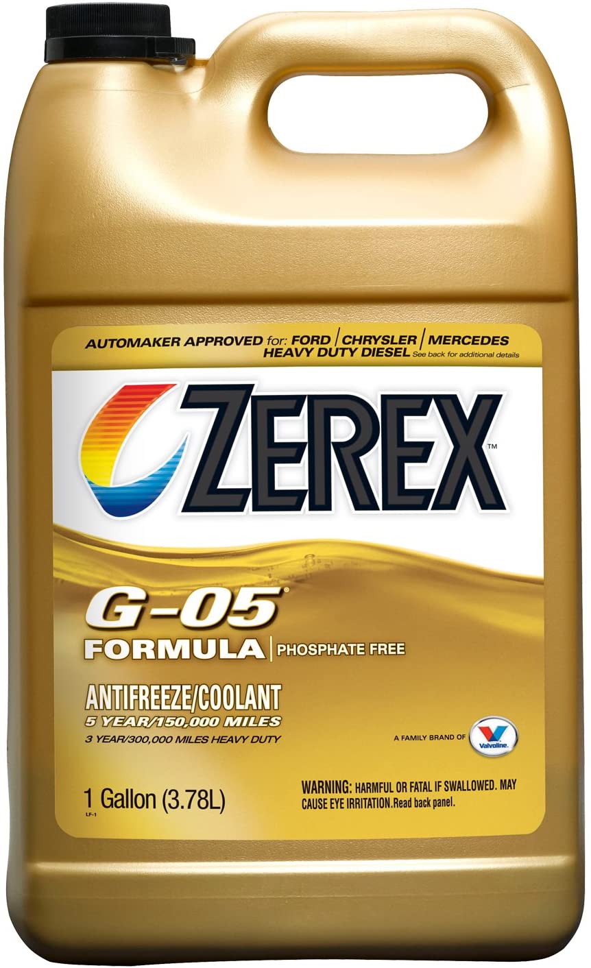 Zerex G05 Phosphate Free Antifreeze/Coolant 1 GA, Case of 6