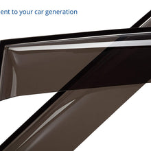 Goodyear Side Window Deflectors for Honda CR-V (CRV) 2017-2019 SUV, Tape-on Rain Guards, Window Visors, 4 Pieces - GY003123