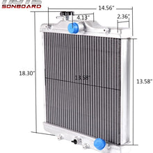 2 Row 42mm Aluminum Radiator Replacement For HONDA CIVIC D15/16 EG/EK 92-00 + Silicone Hose