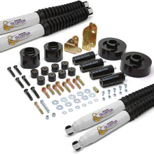 Daystar, Jeep TJ Wrangler 3" Lift Kit with bump stops, transfer case drop, track bar bracket and front and rear shocks, fits 1997 to 2006 2/4WD, all transmissions, KJ09126BK, Made in America