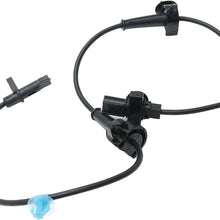 Front ABS Speed Sensor Compatible with 2012-2013 Honda Civic 2 Male Terminals, Blade-Type, Driver Side