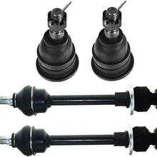 PartsW 4 Pc New Kit for Dodge RAM 1500 RAM 2500 RAM 3500 RWD Models Only Front Stabilizer Sway Bar Link Upper Ball Joints