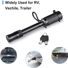 Kohree 5/8 inch Trailer Hitch Locking Pin, Solid Harden Steel Tow Receiver Hitch Lock with Extra Safety Clip & Anti Rattle O-Rings Fits Class III IV V 2 inches and 2-1/2 inches Receiver