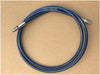 WHWEI AN3 Motorcycle Brake Oil Hose Line Stainless Steel Braided PTFE Pipe with M10X1 Male Fittings (Color : 44CM)
