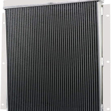 CoolingSky 4 Row Full Aluminum Engine Radiator for 1947-1954 Chevrolet Truck Pickup 3.5 3.8 4.3