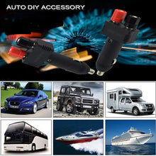 Jtron Dc 12v 10a Male Cigarette Lighter Plug with Power Wiring Cable Car to Take Power Black Power Cord for Inverter