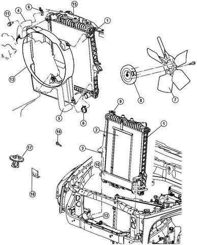 Mopar 5202 9044AD, Radiator