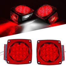 12V Led Submersible Trailer Light Stop Back up Brake Turn Signal Lights for Under 80 inches Boat, Truck, RV, Boat, Trailer and Towing Vehicle, DOT Complied Tail Lamp Assembly, Large