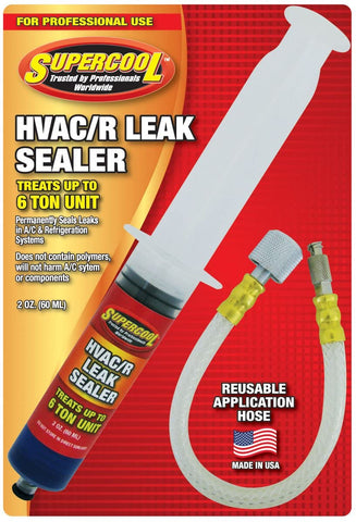 TSI Supercool 28399 HVAC Leak Stop 2-oz. Syringe (60 mL) with Application Hose, 2. Fluid_Ounces