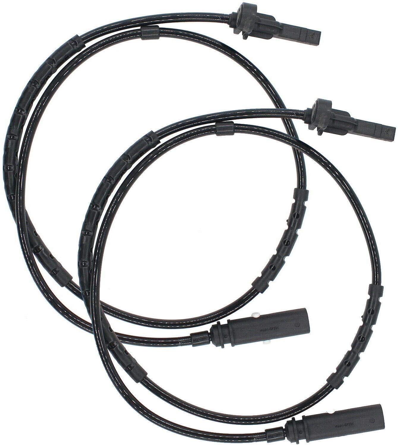 Strawman Auto 34526791225 Front Rear Right & Rear Left (2 pc) Premium ABS Wheel Speed Sensor for BMW