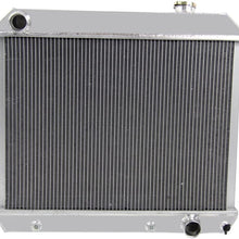 OzCoolingParts 3 Row Core Aluminum Radiator for 1961-1966 1962 63 64 65 Chevy GMC C/K 10 20 30 Trucks Suburban Pontiac Olds V8