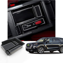 R RUIYA Customized for 2020 Palisade Car Center Console Armrest Box Glove Secondary Storage Console Organizer Insert Tray