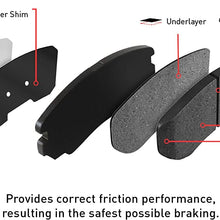 Rear Dynamic Friction Company 3000 Semi-Met Brake Pads 1311-1304-00